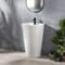 Lavabo Moderno Freestanding - 535mm x 480mm (1 foro per la Rubinetteria) - Axton