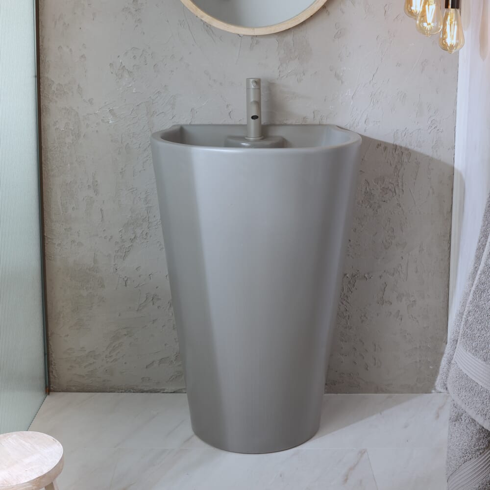 Lavabo Freestanding - 535mm x 480mm (1 Foro per la Rubinetteria) - Scelta di Finiture - Elements