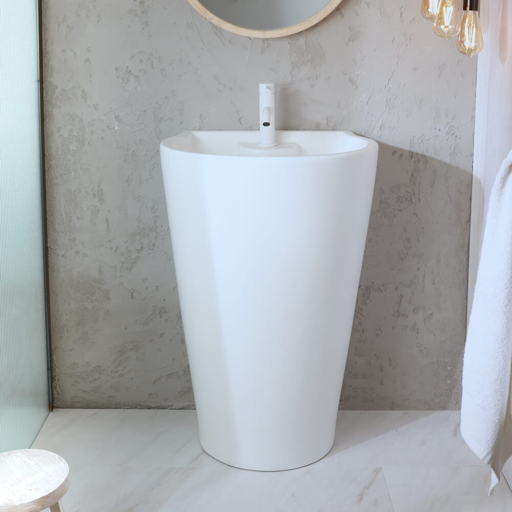 Lavabo Freestanding - 535mm x 480mm (1 Foro per la Rubinetteria) - Scelta di Finiture - Elements