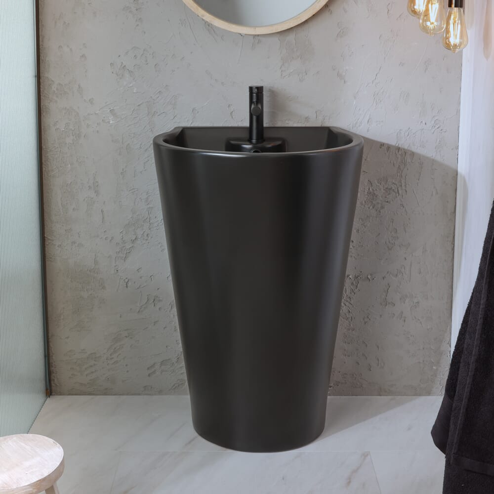 Lavabo Freestanding - 535mm x 480mm (1 Foro per la Rubinetteria) - Scelta di Finiture - Elements