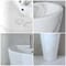 Lavabo d'Appoggio Freestanding Effetto Marmo - 535mm x 480mm (1 Foro per la Rubinetteria) - Axton