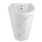 Lavabo d'Appoggio Freestanding Effetto Marmo - 535mm x 480mm (1 Foro per la Rubinetteria) - Axton
