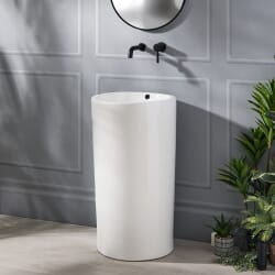 Lavabo Moderno Freestanding - 460mm x 445mm (Senza foro per la Rubinetteria) - Alswear