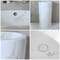 Lavabo d'Appoggio Freestanding Effetto Marmo - 460mm x 445mm (Senza Fori per la Rubinetteria) - Alswear