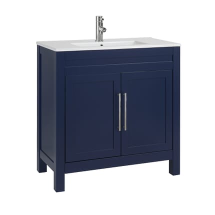 Mobile Bagno da 810mm con Lavabo - Scelta della Finitura e Maniglie - Warwick