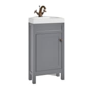 Mobile Bagno Angolare da 450mm con Lavabo - Scelta della Finitura e Maniglie - Warwick