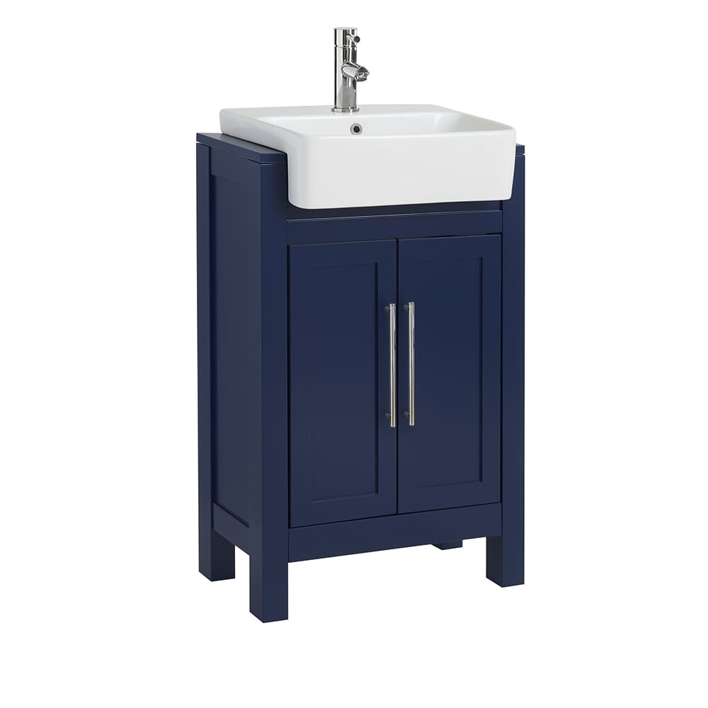 Mobile Bagno da 550mm con Lavabo - Scelta della Finitura e Maniglie - Warwick