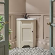 Mobile Bagno Angolare da 580mm con Lavabo - Scelta della Finitura e Maniglie - Thornton