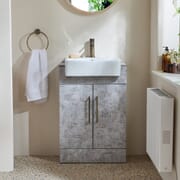 Mobile Bagno da 550mm con Lavabo - Scelta della Finitura e Maniglie - Cluo
