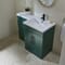 Mobile Bagno Moderno con Lavabo completo di Mobile WC da 1105mm (Escluso Sanitario) - Scelta della Finitura, Maiglie e Design a Destra/Sinistra - Cluo