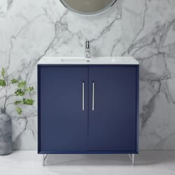 Mobile Bagno 810mm con Lavabo - Scelta di Finitura e Maniglie - Edge