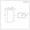 Mobile Bagno Sospeso 400mm con Lavabo - Maniglie e Finitura a Scelta - Edge