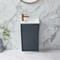 Mobile Bagno Sospeso 400mm con Lavabo - Maniglie e Finitura a Scelta - Edge