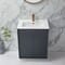 Mobile Bagno Sospeso 610mm con Lavabo - Scelta di Finitura e Maniglie - Edge