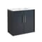 Mobile Bagno Sospeso 800mm con Lavabo - Scelta di Finitura e Maniglie - Edge