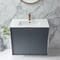 Mobile Bagno Sospeso 800mm con Lavabo - Scelta di Finitura e Maniglie - Edge