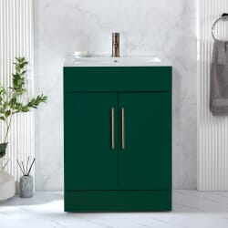 Mobile Bagno da 610mm con Lavabo - Scelta della Finitura e Maniglie - Cluo