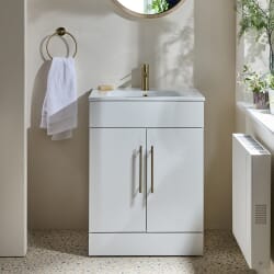 Mobile Bagno a Terra Moderno - Scelta di Dimensioni, Finitura e Maniglie - Cluo