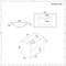 Mobile Bagno Sospeso da 800mm in Rovere Scuro con Lavabo Integrato, Mobile WC, Sanitario, Mobiletti Murali e Specchio (con LED Opzionali) - Hoxton