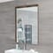 Specchio Bagno Murale 750x1000mm Colore Rovere Scuro con Design Aperto - Hoxton