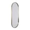 Specchio Bagno da Parete Ovale - Oro Spazzolato - 1000mm x 400mm