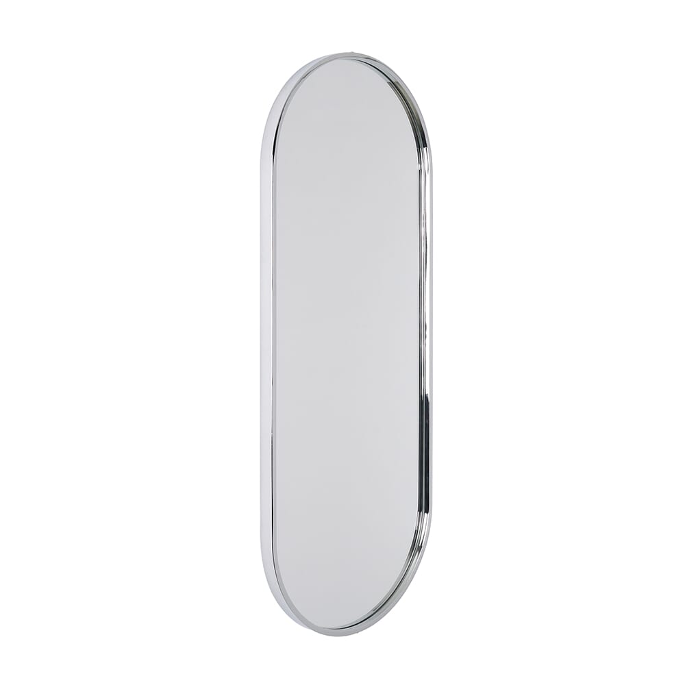 Specchio Bagno da Parete Ovale - Nero - 1000mm x 400mm