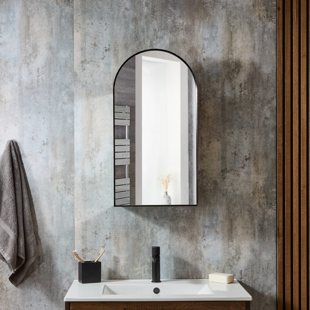 Armadietto a Specchio ad Arco - 400mm x 750mm - Ava