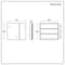 Armadietto a Specchio - 760mm x 660mm - Cleo
