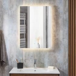 Specchio con Illuminazione a LED e Antiappannamento- 600mm x 800mm - Dawson