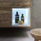 Mobile Bagno Sospeso con Ripiano Aperto da 600mm con Lavabo d' Appoggio Elements - Scelta di Lavabo, Finiture e Luci LED - Hoxton