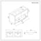 Mobile Bagno Sospeso con Ripiano Aperto e Doppio lavabo da 1210mm - Scelta di Finiture, Lavabo e Luci LED - Hoxton