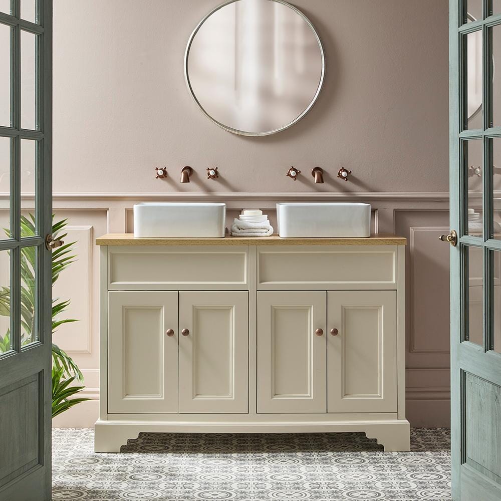 Mobile Bagno da 1200mm - Scelta della Finitura, Lavabi e Maniglie - Thornton
