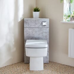 Unità WC Angolare - Scelta di Finiture e Misure - Cluo