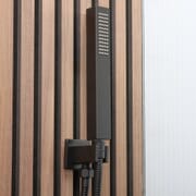 Kit Doccetta con Supporto Murale - Nero - Preto