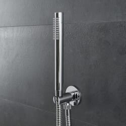 Kit Doccia con Doccetta, Presa d'Acqua, Clip Murale e Flessibile