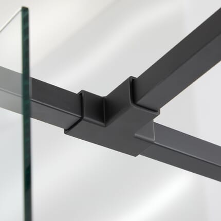 Connettore Moderno Quadrato a T per Braccio di Supporto Doccia – Scelta della Finitura