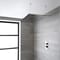 Kit di Montaggio a Soffitto Accorciabile per Soffioni Doccia a Soffitto da Incasso nel Controsoffitto