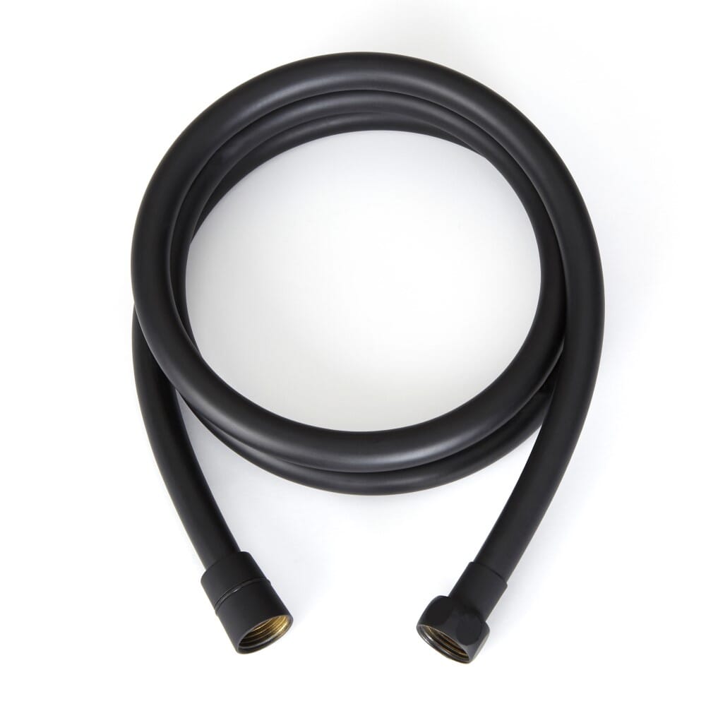 Tubo Flessibile per Doccia Liscio da 1,75 m - Nero - Nox
