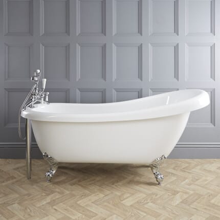 Vasca da Bagno Centro Stanza Freestanding - 1710 x 740mm - Diversi Piedini Disponibili - Legend
