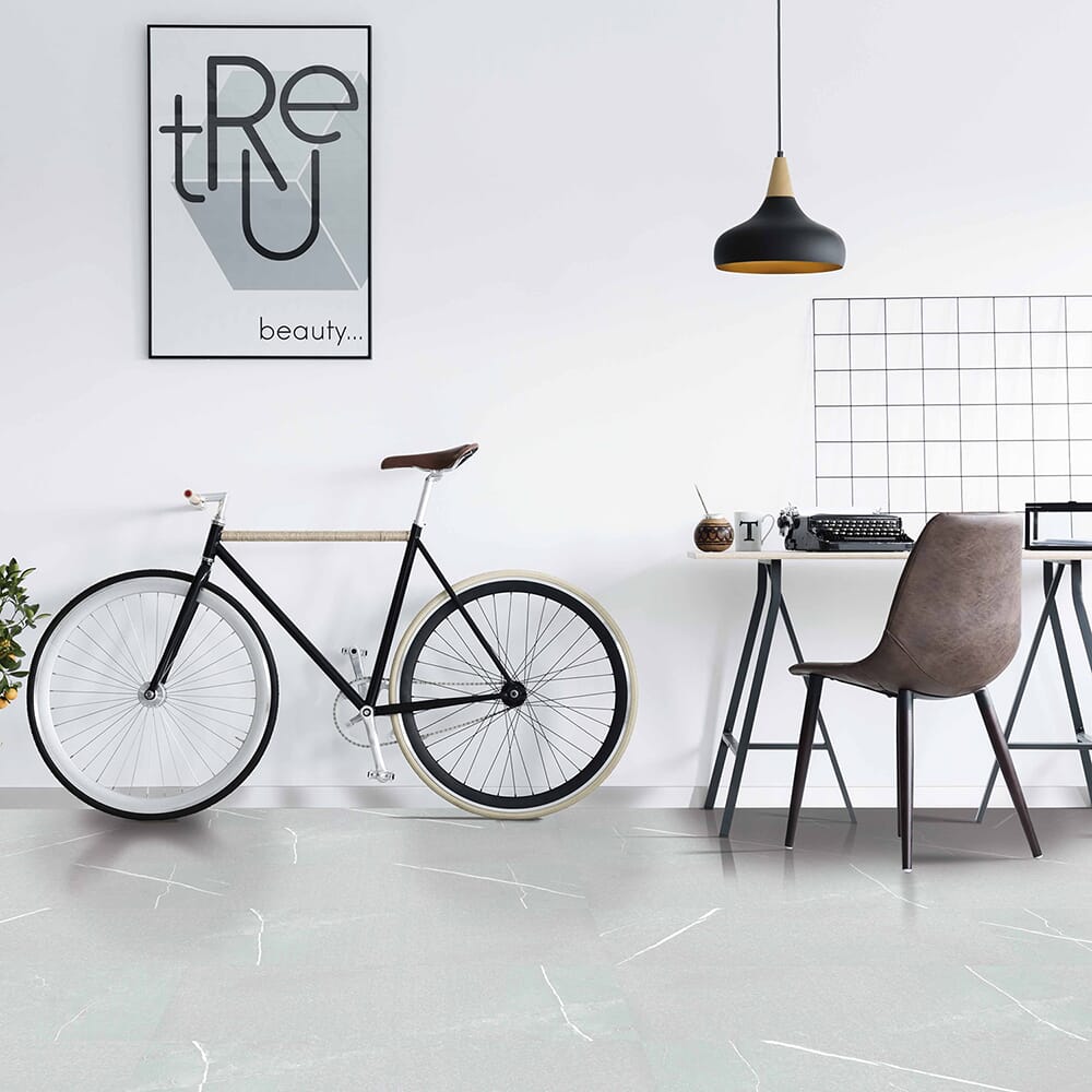 Piastrelle in Materiale Composito per Pavimentazione da Bagno - 615mm x 315mm - Scelta di Finiture Eleganti