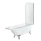 Vasca da Bagno Freestanding ad Angolo Tradizionale con Parete Vasca - 1685mm x 750mm - Scelta di Piedini e Opzione Entrata Sinistra e Destra - Legend