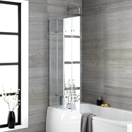 Parete Vasca da Bagno Pieghevole 1400 x 800mm  Portland