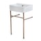Lavabo con Consolle - Scelta di Dimensioni e Finiture - Exton