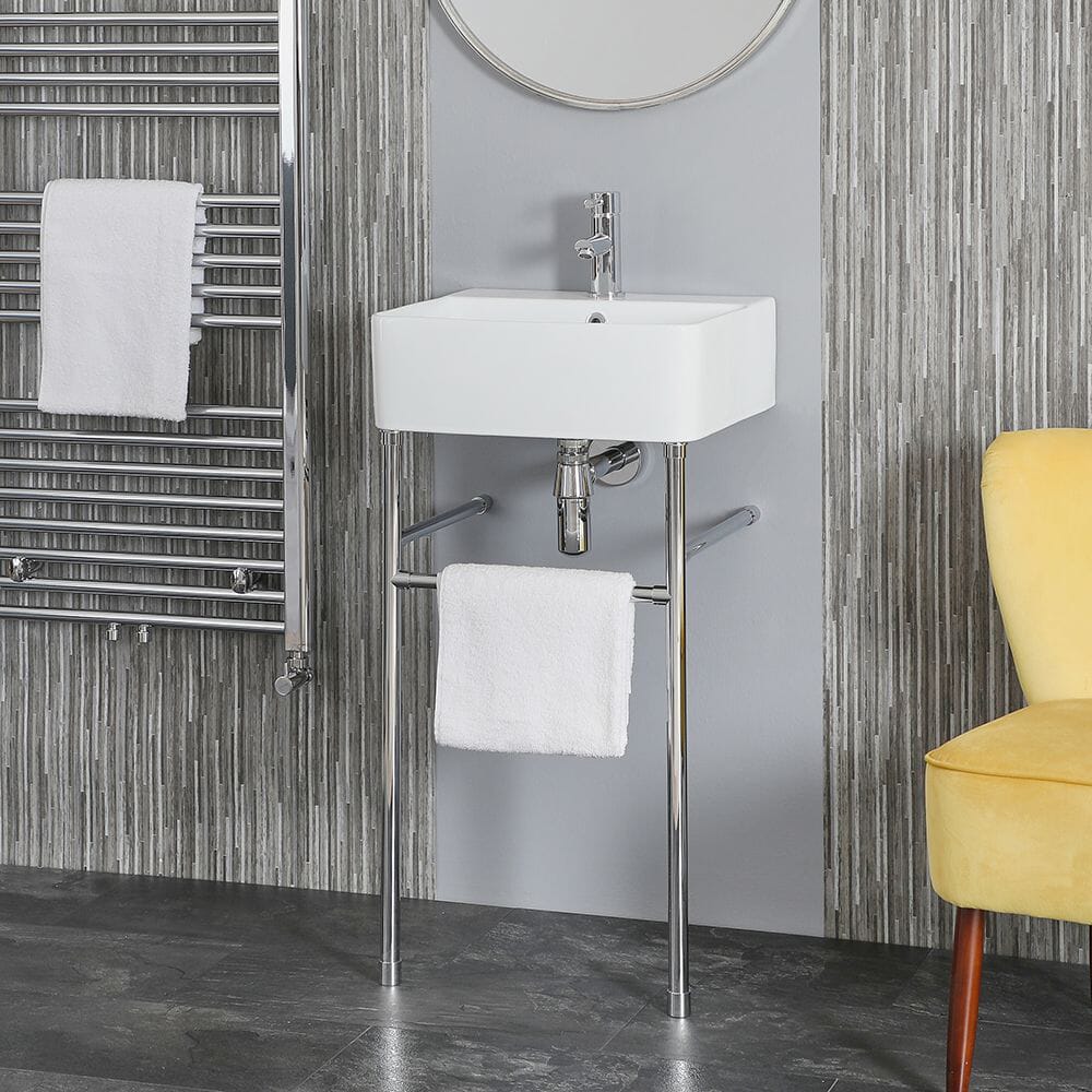 Lavabo con Consolle - Scelta di Dimensioni e Finiture - Exton