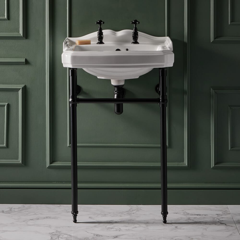 Lavabo Tradizionale con Consolle da 590mm – Scelta di Finiture - Regent