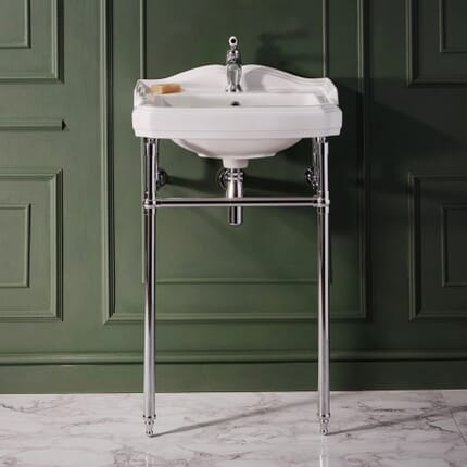 Lavabo Tradizionale con Consolle da 590mm – Scelta di Finiture - Regent