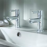 Coppia di Rubinetti per Lavabo - Cromato - Como