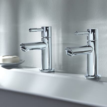 Coppia di Rubinetti per Vasca da Bagno - Cromato - Como