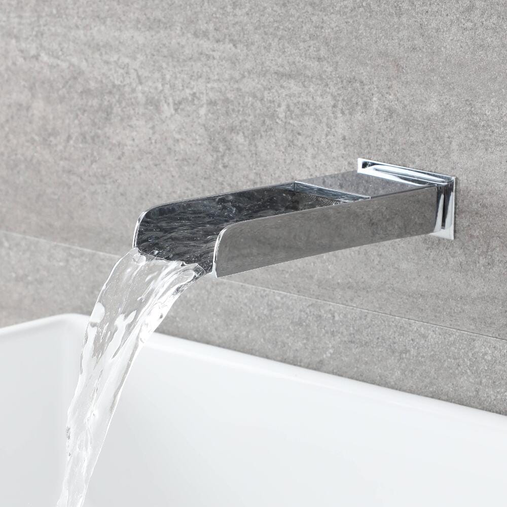 MAKA Rubinetto Alto 30 Cm Per Cucina Ottone Cromato Lucido Entrata Flusso 3 Cm Flessibili E Adattatori Inclusi 89489843 - Foto 3