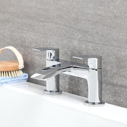 Rubinetto Miscelatore Bordo Vasca in Ottone Cromato - Razor